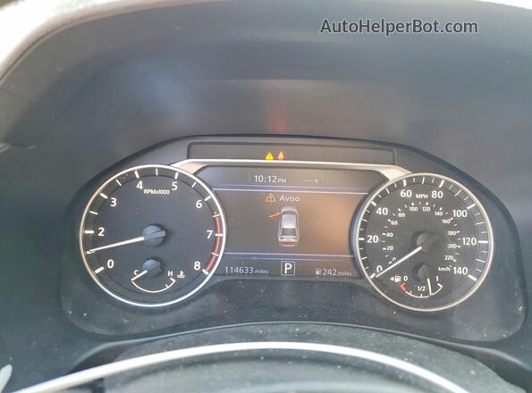 1N4BL4BV5KC245996 2019 NISSAN ALTIMA Black Вид щитка приладів