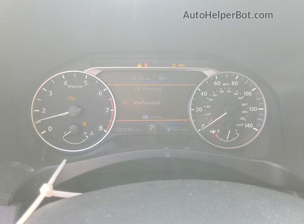 1N4BL4BV5LC127545 2020 NISSAN ALTIMA Серый Вид щитка приборов