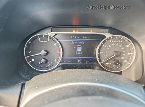 1N4BL4BV5LC185736 2020 NISSAN ALTIMA White Vista del cuadro de instrumentos