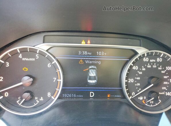 1N4BL4BV5LC246714 2020 NISSAN ALTIMA Серебряный Вид щитка приборов