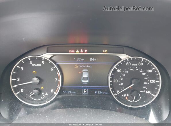 1N4BL4BV5LC255753 2020 NISSAN ALTIMA Gray Widok tylnych siedzeń