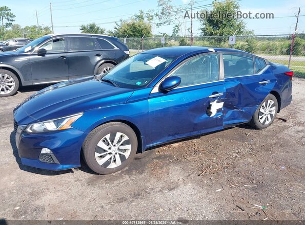 1N4BL4BV5MN369869 2021 NISSAN ALTIMA Синий Передняя левая четверть