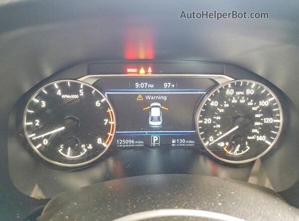 1N4BL4BV6KC259003 2019 NISSAN ALTIMA White Instrument cluster view