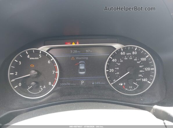 1N4BL4BV6LC200650 2020 NISSAN ALTIMA White Widok tylnych siedzeń