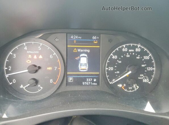 1N4BL4BV6MN381965 2021 NISSAN ALTIMA White Widok zestawu wskaźników