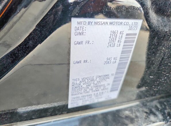 1N4BL4BV6RN343871 2024 NISSAN ALTIMA Black Շարժիչի բաժամունքի տեսք