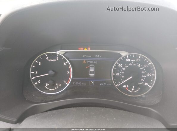1N4BL4BV7KC108350 2019 NISSAN ALTIMA Blue Widok tylnych siedzeń