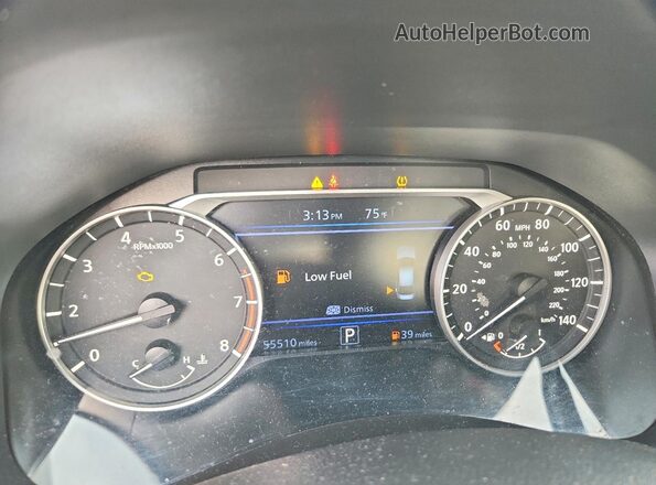 1N4BL4BV7LC101819 2020 NISSAN ALTIMA Белый Вид щитка приборов