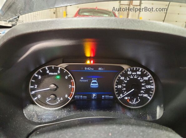 1N4BL4BV7LC138238 2020 NISSAN ALTIMA Black ხელსაწყოთა პანელის ხედი