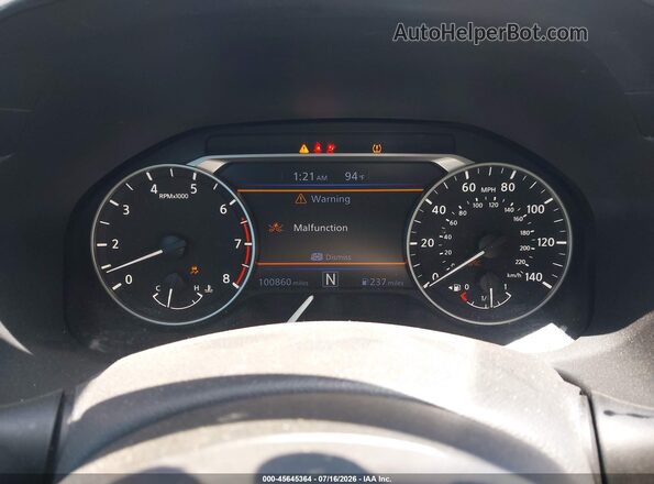 1N4BL4BV7LC142645 2020 NISSAN ALTIMA White Вид задніх сидінь