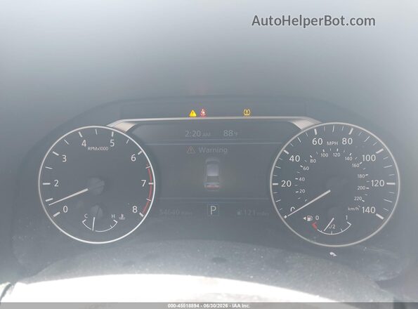 1N4BL4BV7LC268357 2020 NISSAN ALTIMA Black უკანა სავარძლების ხედი