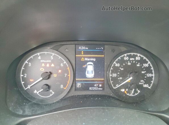 1N4BL4BV7MN381795 2021 NISSAN ALTIMA White ხელსაწყოთა პანელის ხედი