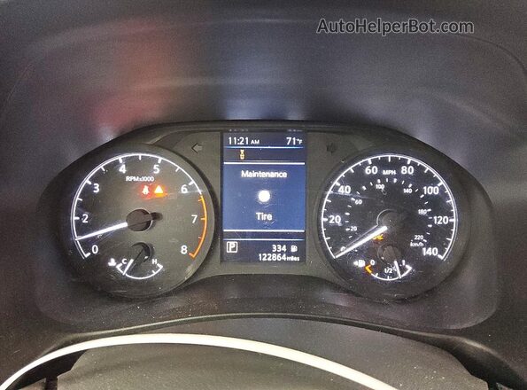 1N4BL4BV7PN419451 2023 NISSAN ALTIMA White Instrument cluster view
