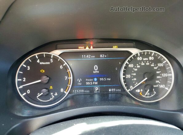 1N4BL4BV8LC138443 2020 NISSAN ALTIMA Black Vista del cuadro de instrumentos