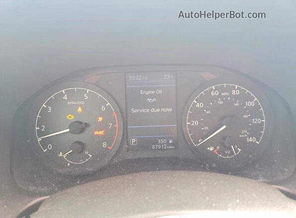1N4BL4BV8MN370482 2021 NISSAN ALTIMA Серебряный Вид щитка приборов