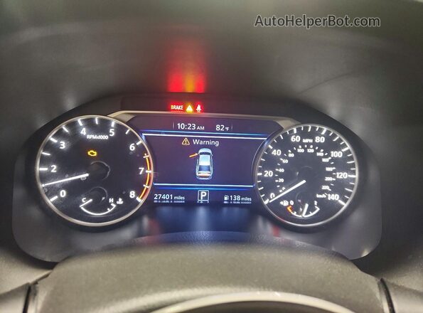 1N4BL4BV9KC171367 2019 NISSAN ALTIMA Серый Вид щитка приборов