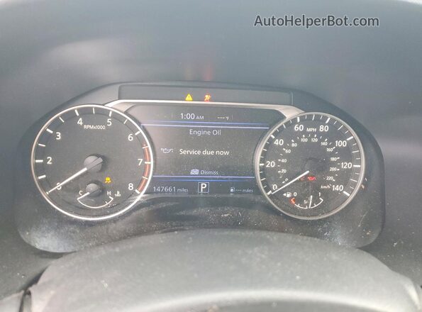 1N4BL4BV9LC100137 2020 NISSAN ALTIMA Silver Instrument cluster view