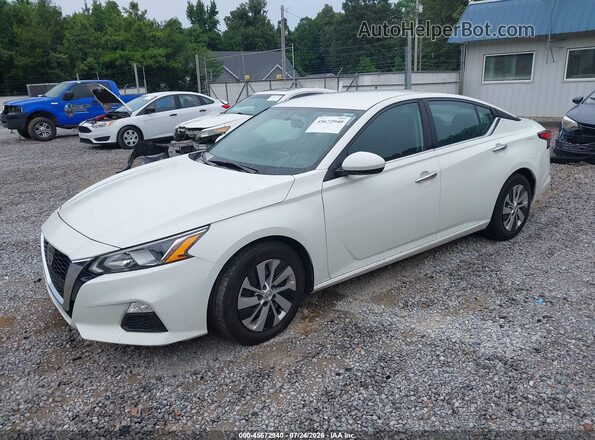 1N4BL4BV9LC214199 2020 NISSAN ALTIMA White წინა მარცხენა ხედი სამი მეოთხედიდან