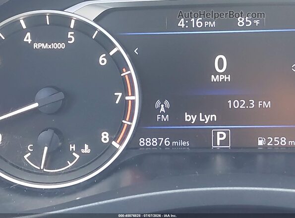 1N4BL4BV9LC218849 2020 NISSAN ALTIMA Gray 360 interior view