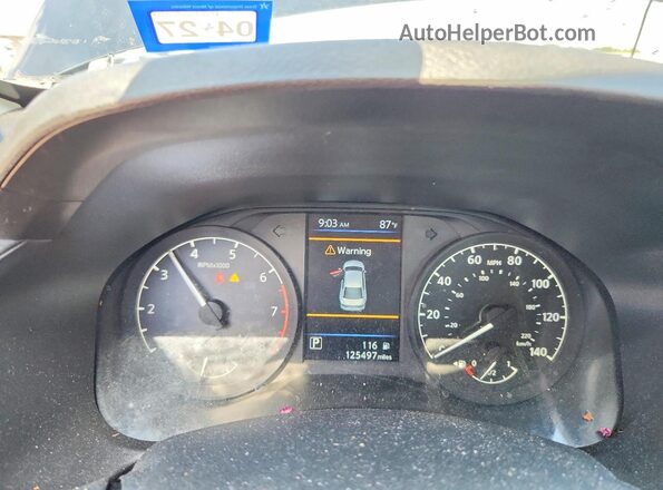 1N4BL4BV9PN394729 2023 NISSAN ALTIMA Черный Вид щитка приборов
