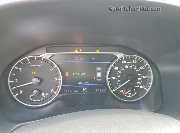 1N4BL4BVXLC168379 2020 NISSAN ALTIMA Blue ხელსაწყოთა პანელის ხედი