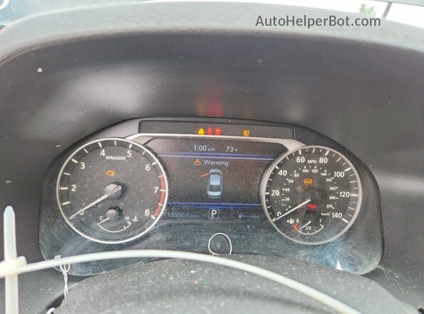 1N4BL4BVXLC242268 2020 NISSAN ALTIMA Black Instrument cluster view