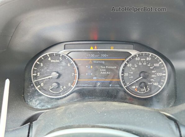1N4BL4BW6LC253969 2020 NISSAN ALTIMA White Вид щитка приладів