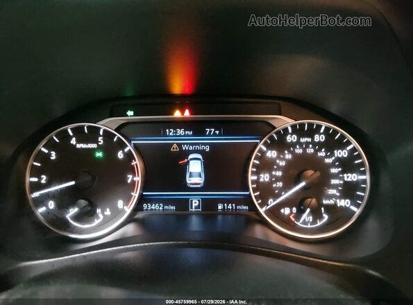 1N4BL4BWXKC208628 2019 NISSAN ALTIMA Черный Вид задних сидений