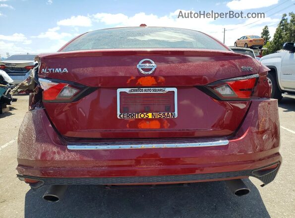 1N4BL4CV0NN338271 2022 NISSAN ALTIMA Red Вид ззаду