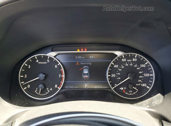 1N4BL4CV0NN354583 2022 NISSAN ALTIMA Red Սարքավորումների վահանակի տեսք