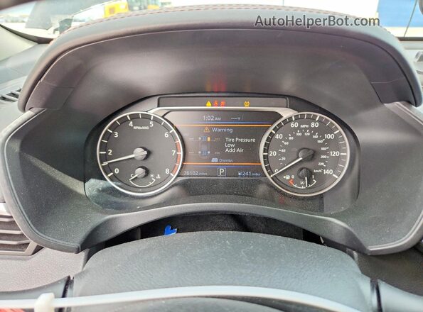 1N4BL4CV0NN382383 2022 NISSAN ALTIMA Черный Вид щитка приборов