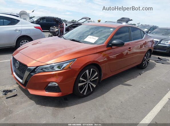 1N4BL4CV1KC190994 2019 NISSAN ALTIMA Orange Vista tres cuartos delantera izquierda