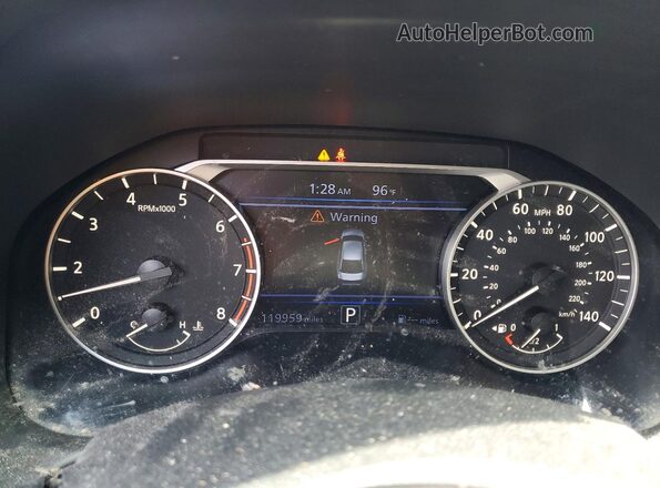 1N4BL4CV1KC206014 2019 NISSAN ALTIMA Черный Вид щитка приборов