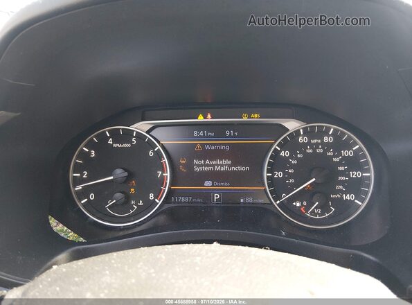 1N4BL4CV1LN307902 2020 NISSAN ALTIMA Silver Հետևի նստատեղերի տեսք