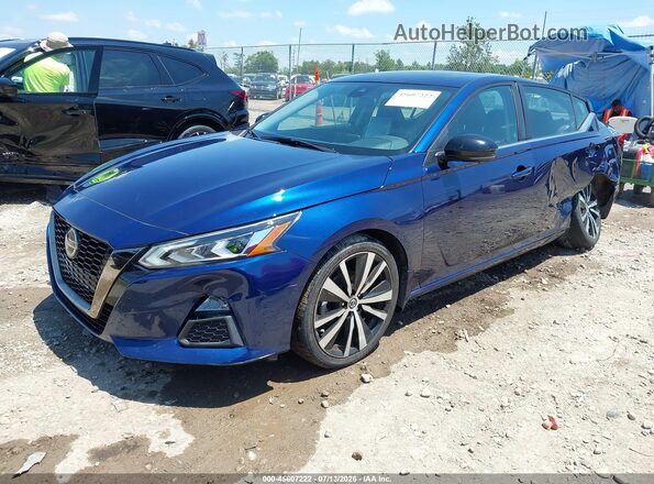 1N4BL4CV1MN339511 2021 NISSAN ALTIMA Blue Առջևի ձախ երեք քառորդ տեսարան