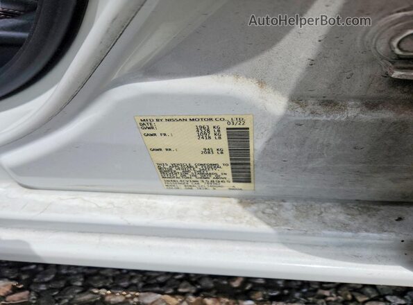 1N4BL4CV1NN358965 2022 NISSAN ALTIMA White Շարժիչի բաժամունքի տեսք