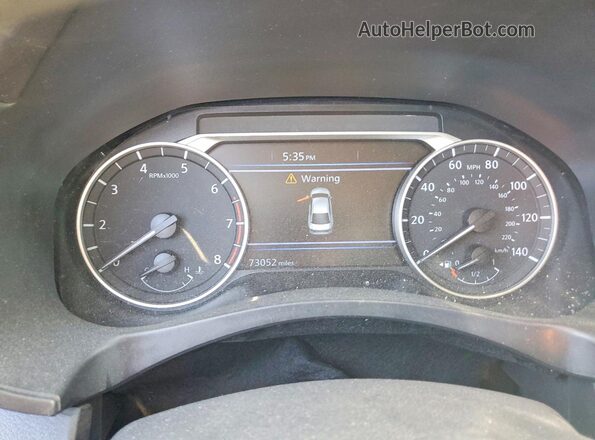 1N4BL4CV1NN373871 2022 NISSAN ALTIMA Blue ხელსაწყოთა პანელის ხედი