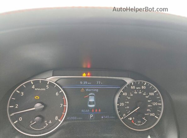 1N4BL4CV1RN325342 2024 NISSAN ALTIMA Silver Вид щитка приладів