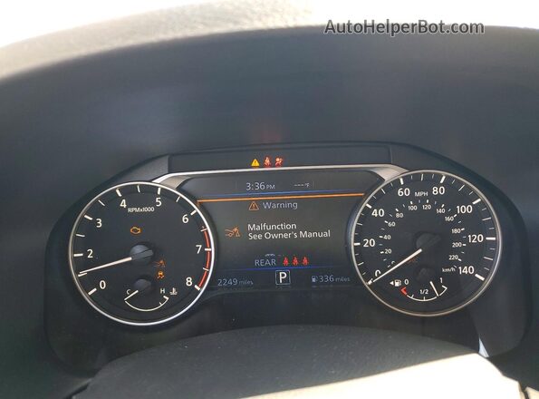 1N4BL4CV1TN325154 2026 NISSAN ALTIMA White Սարքավորումների վահանակի տեսք