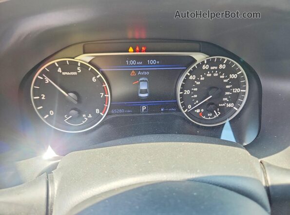 1N4BL4CV2KC165019 2019 NISSAN ALTIMA Gray Vista del cuadro de instrumentos