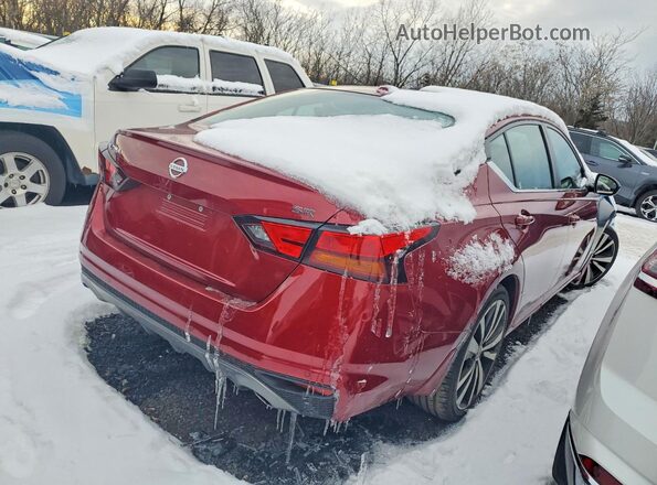 1N4BL4CV2MN303634 2021 NISSAN ALTIMA Burgundy Trasero derecho