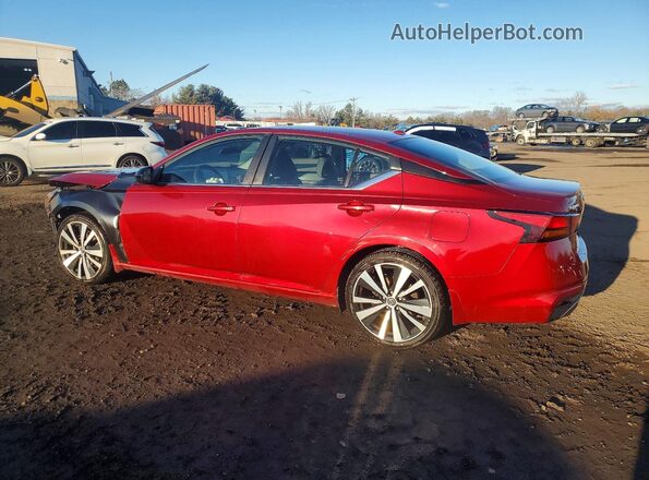 1N4BL4CV2MN303634 2021 NISSAN ALTIMA Burgundy Trasero izquierdo