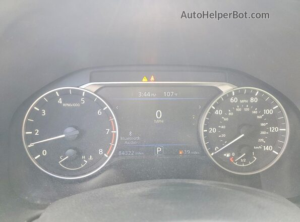 1N4BL4CV2PN333267 2023 NISSAN ALTIMA Gray ხელსაწყოთა პანელის ხედი
