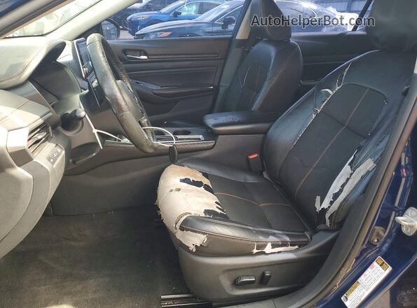 1N4BL4CV3KC117982 2019 NISSAN ALTIMA Синий Вид салона спереди