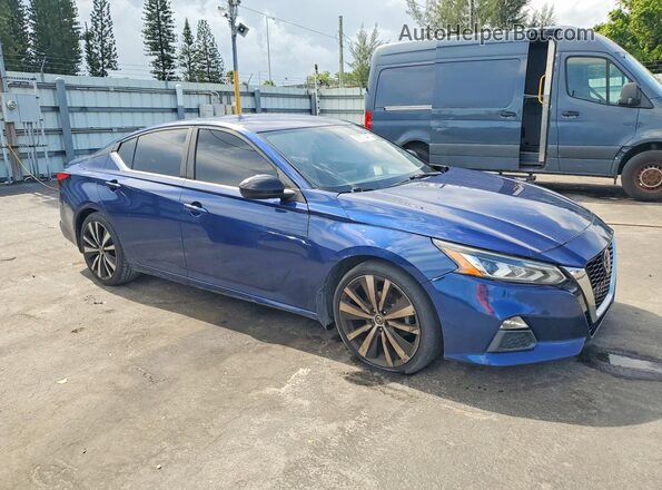 1N4BL4CV3KC117982 2019 NISSAN ALTIMA Синий Передняя правая четверть