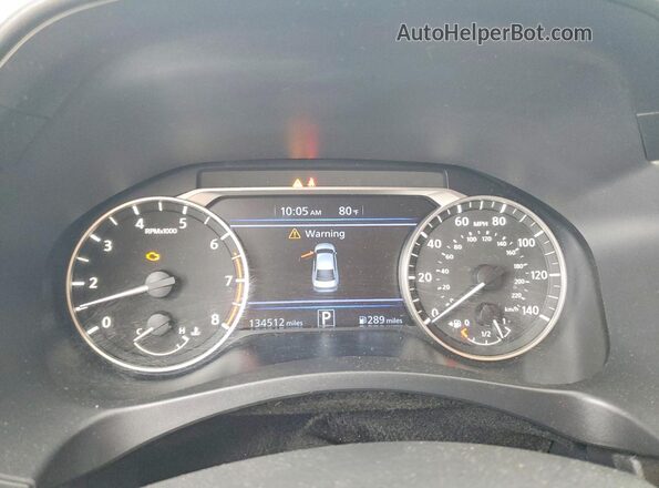 1N4BL4CV3KC123989 2019 NISSAN ALTIMA Black ხელსაწყოთა პანელის ხედი