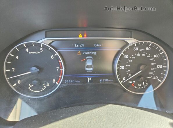1N4BL4CV3KC141554 2019 NISSAN ALTIMA Gray ხელსაწყოთა პანელის ხედი