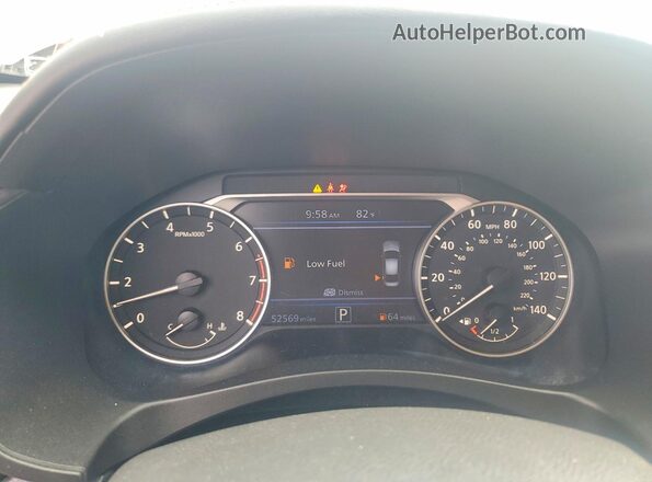 1N4BL4CV3KC207374 2019 NISSAN ALTIMA Silver Սարքավորումների վահանակի տեսք