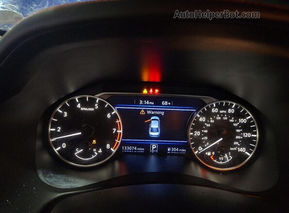 1N4BL4CV3KC242139 2019 NISSAN ALTIMA Синий Вид щитка приборов