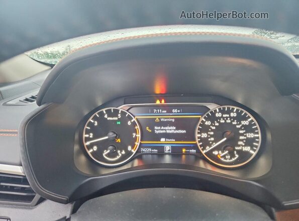1N4BL4CV3LC144634 2020 NISSAN ALTIMA Белый Вид щитка приборов